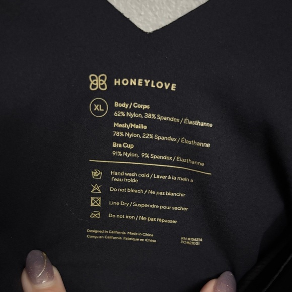 Honeylove Liftwear Shapewear Tank Vamp Black - Picture 4 of 5